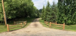 2 Rail Cedar Fence