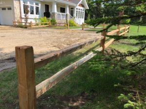 2 Rail Cedar Fence