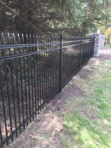 5' Black Ornamental Fence