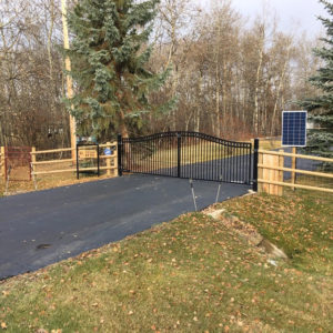 Solar Powered Gate